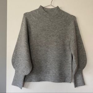 BCBG MAXAZARIA PUFF SLEEVE SWEATER
